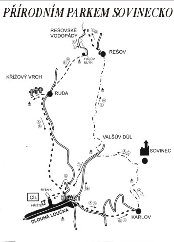 Mapa pochodu